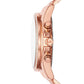 Women's Chronograph Whitney Rose Gold-Tone Stainless Steel Bracelet Watch 45mm