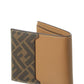 FENDI FF Squared Leather Bifold Wallet
