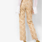 Floral Metallic Jacquard Trousers