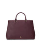 Crosshatch Leather Large Hanna Satchel