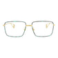 Square-Frame Metal Optical Frames
