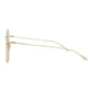 Square-Frame Metal Sunglasses