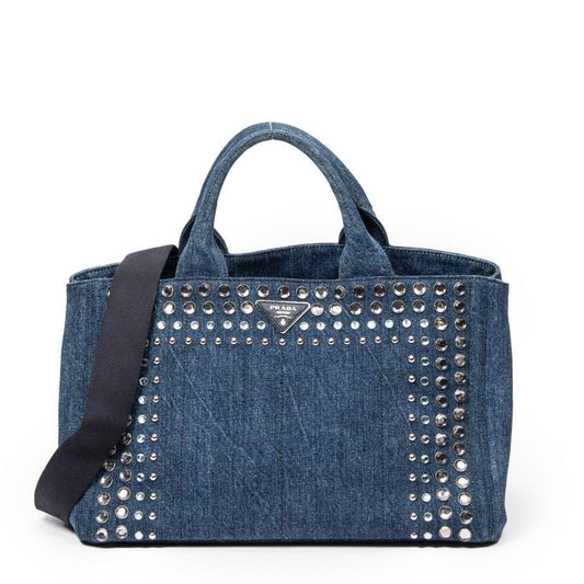 Studded Medium Canapa Tote