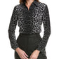 Michael Kors Collection Hansen Button Front Silk Shirt