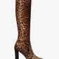 Carly Leopard Print Calf Hair Boot