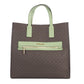 Michael Kors Kenly Large  PVC  Sage North South Tote Computer Women's Handbag