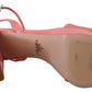 Prada Patent Women'ss Ankle Strap Heels Women's Sandal