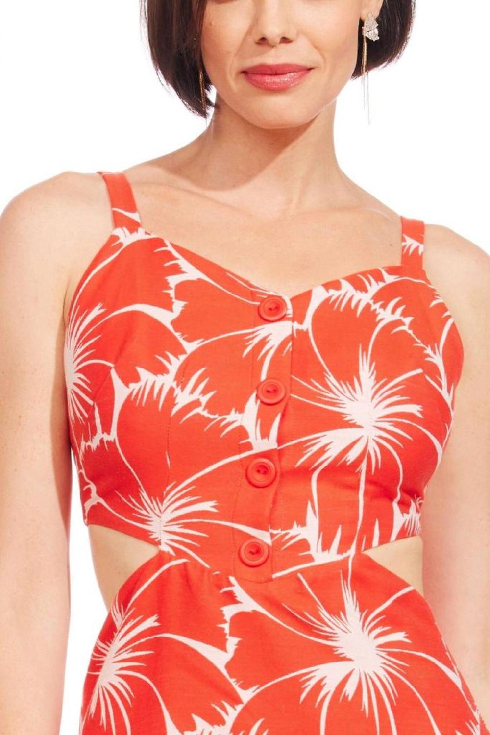 Monte Cristo Dress In Scarlet Bloom