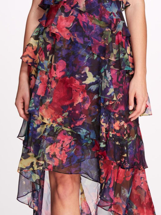 Aquarelle Midi Dress