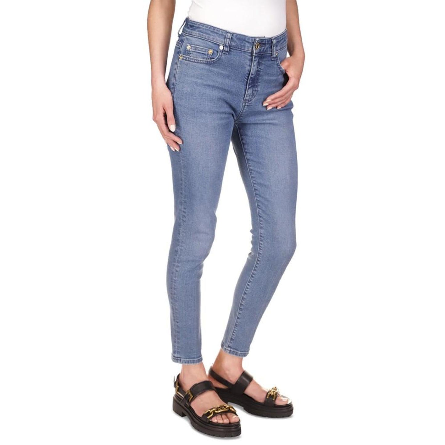 Women's Selma High-Rise Straight-Leg Skinny Jeans