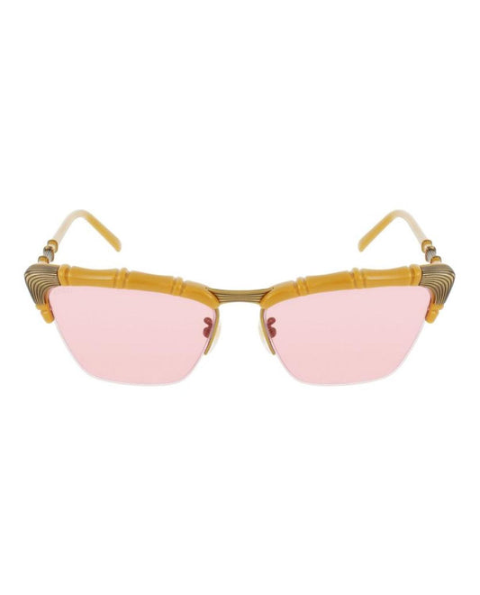 Cat Eye-Frame Injection Sunglasses