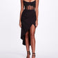 Strapless Cut Out Mini Dress
