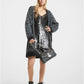 Brushed Leopard Jacquard Cardigan