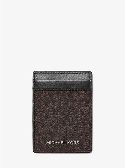 Logo Card Case with Bill Clip