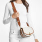 Mila Medium Empire Signature Logo Messenger Bag