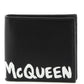 Alexander mcqueen graffiti bi-fold wallet