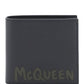 Alexander mcqueen graffiti bi-fold wallet