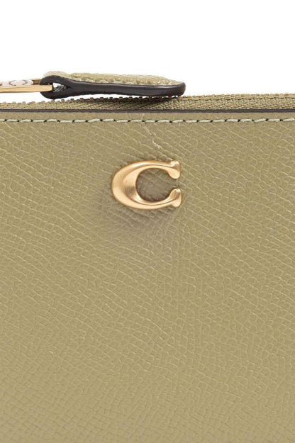 Coach Logo Plaque Mini Card Case