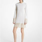 Lace Trim Cashmere Dress