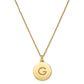 12k Gold-Plated Initials Pendant Necklace, 17" + 3" Extender