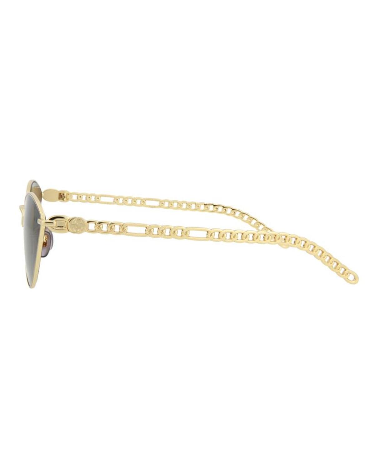 Cat Eye-Frame Metal Sunglasses