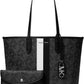 Michael Kors Eliza Large East/West Open Tote, Black/Optic White