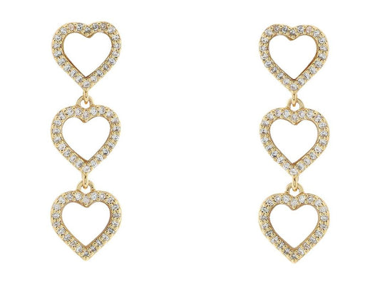 Take Heart Linear Earrings