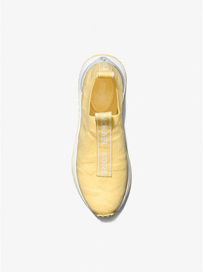 Bodie Logo Embossed Stretch Knit Slip-On Trainer
