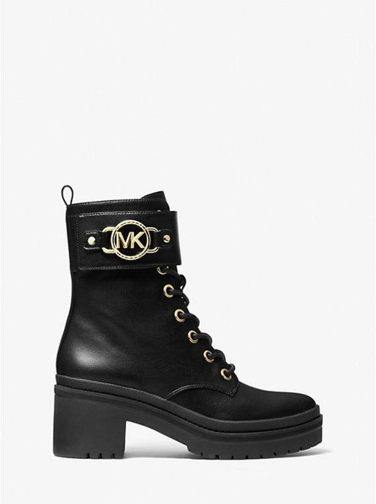 Rory Faux Leather Combat Boot
