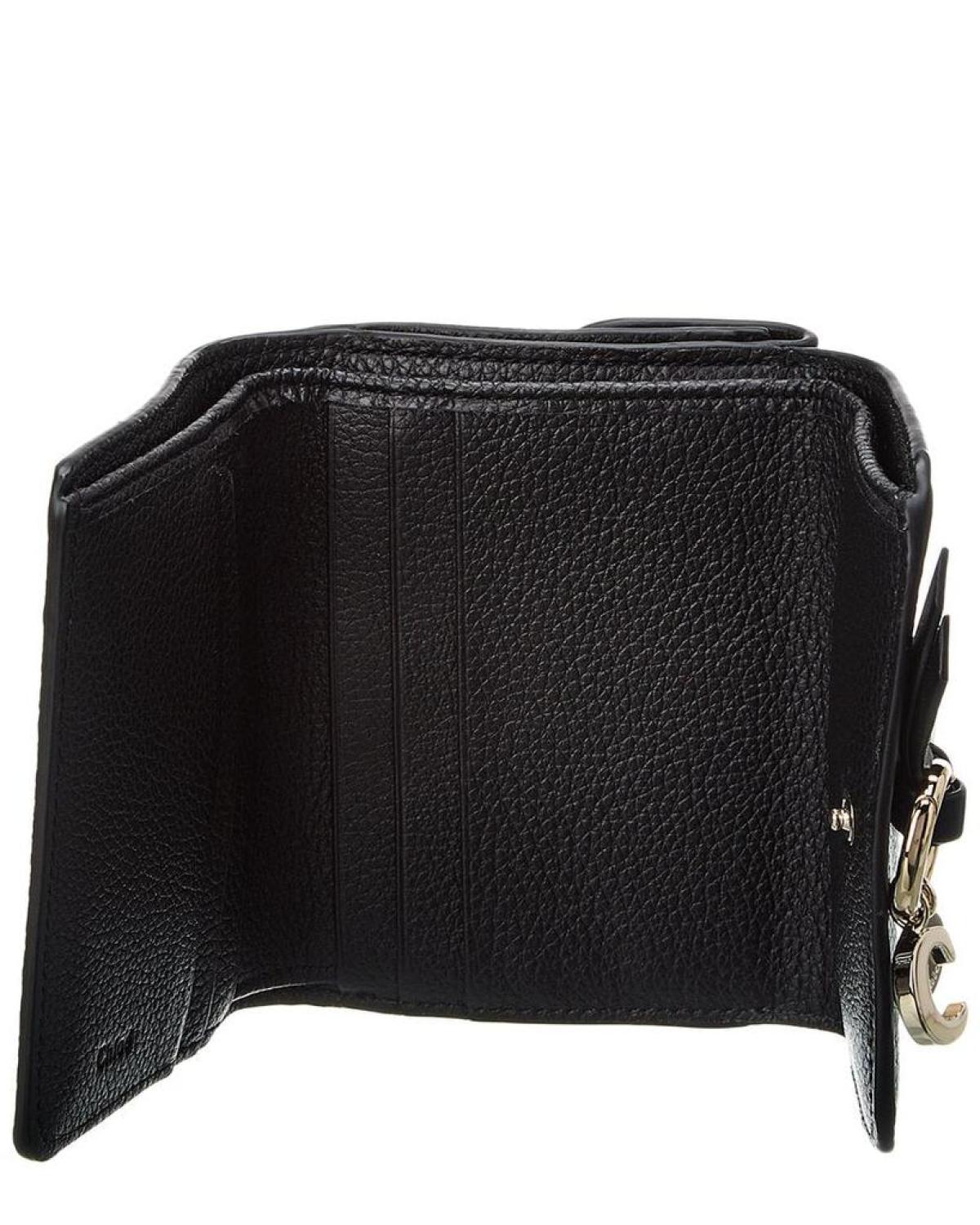 Chloé Alphabet Leather French Wallet