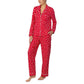 Cozy Brushed Jersey Notch Collar PJ Set