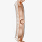 Mini Darci Pavé Rose Gold-Tone Watch