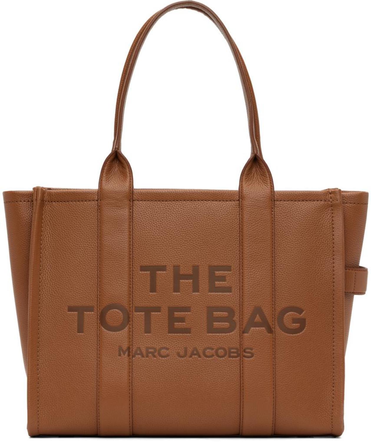 Brown 'The Leather Large' Tote