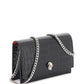 Alexander mcqueen croco-embossed leather skull mini bag