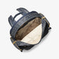 Prescott Large Signature Logo Print Woven Backpack