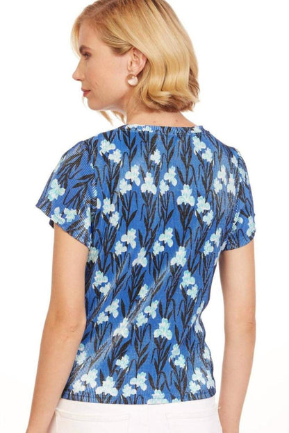 Griffin T-Shirt In Blue Iris