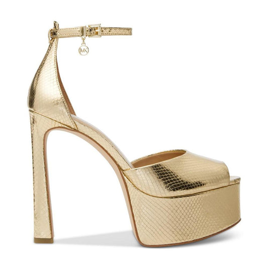 Women's Martina Ankle-Strap Peep-Toe Pumps