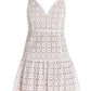 Michael Kors Sangallo Eyelet Flared Mini Dress