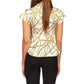 Logo Chain Short Sleeve Ring Top
