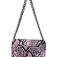 The Snake-Embossed Leather J Marc Mini Shoulder Bag