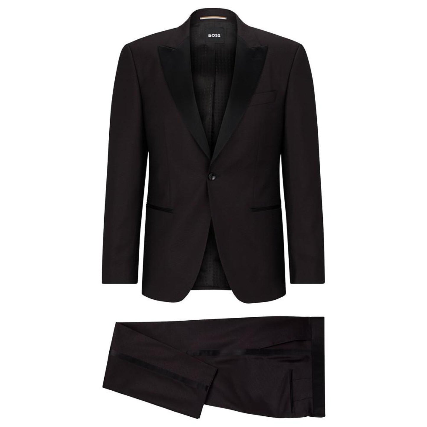 Men's Micro-Patterned Slim-Fit Tuxedo