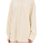 Stella mccartney oversized shirt in crepe jersey