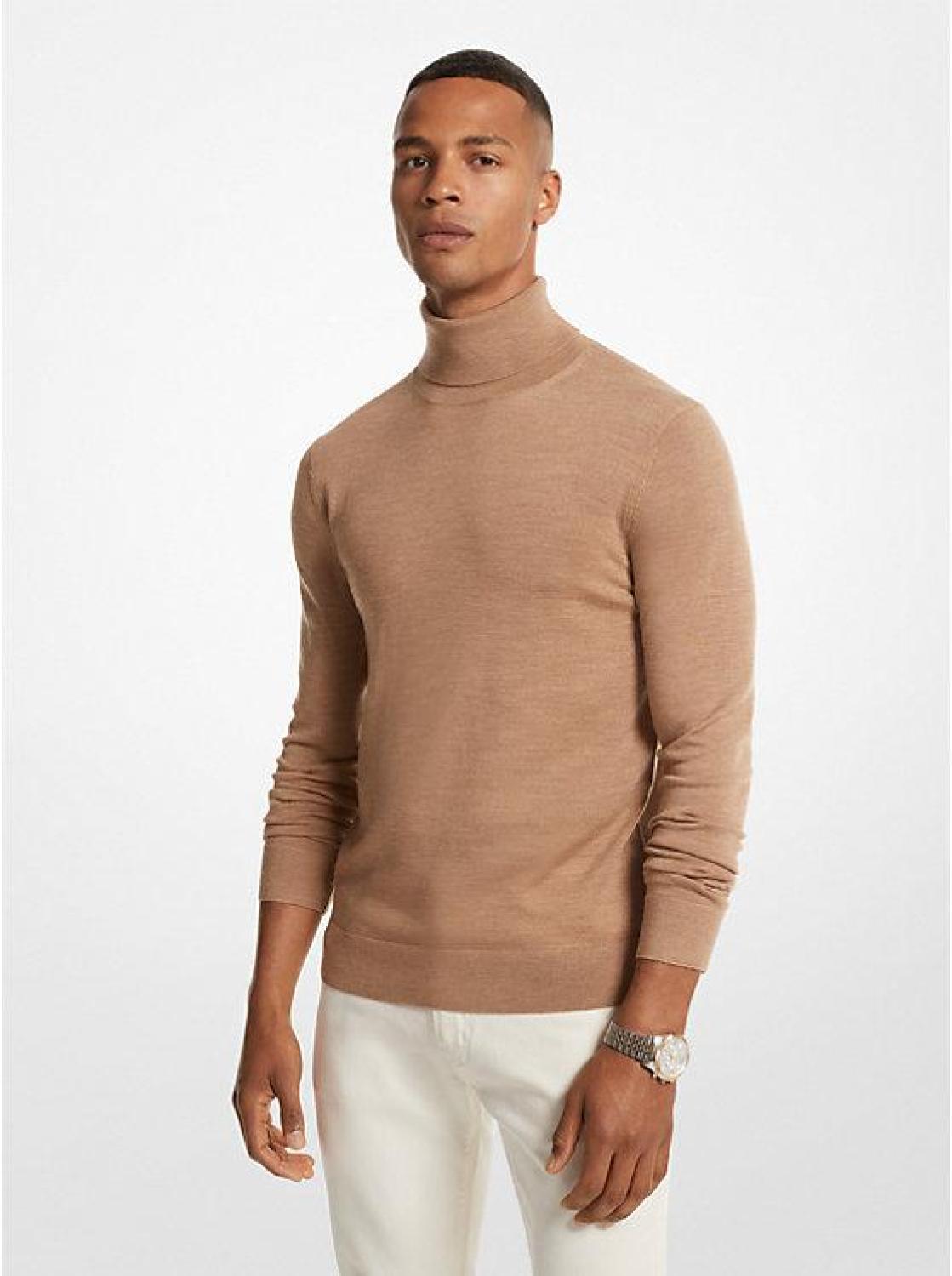 Merino Wool Turtleneck Sweater