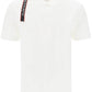 Alexander mcqueen harness polo shirt in piqué with selvedge logo