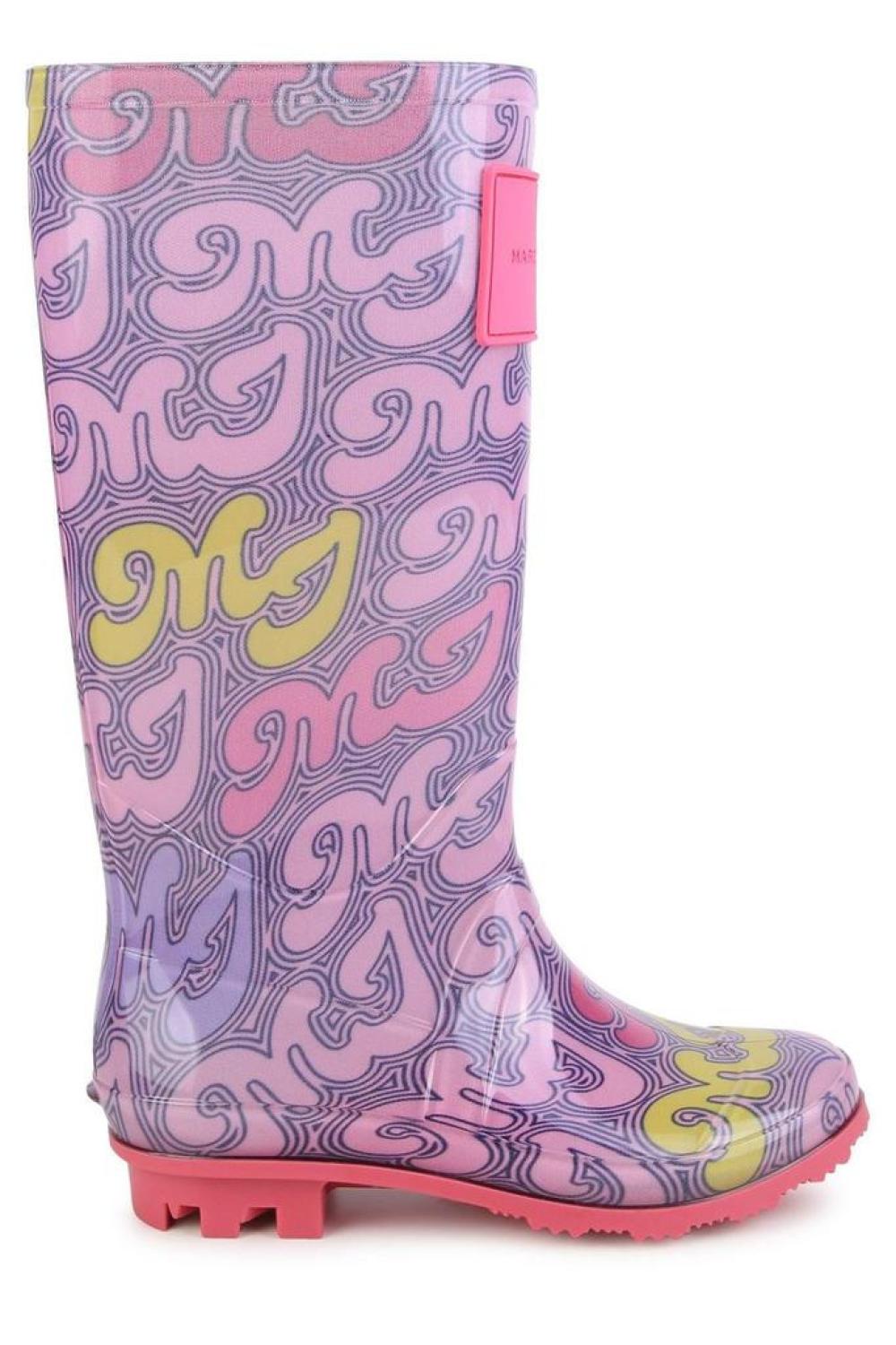 The Marc Jacobs Kids Logo Patch Wellies