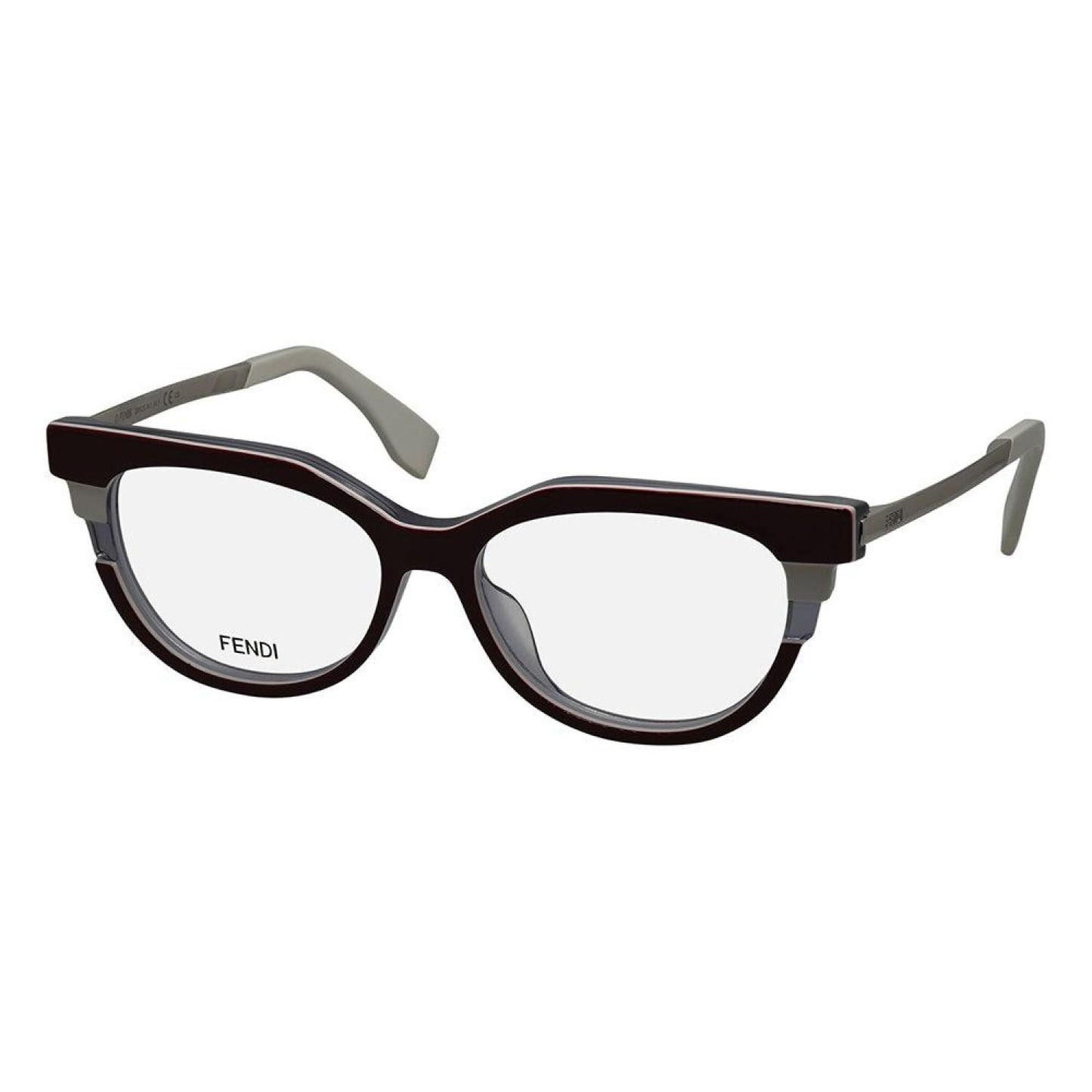 Fendi   Unisex Cat Eye Eyeglasses 52mm