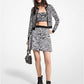 Zebra Jacquard Skirt
