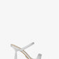 Clara Embellished Metallic Snake Embossed Sandal