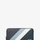 Cooper Logo Stripe and Faux Leather Smartphone Wallet
