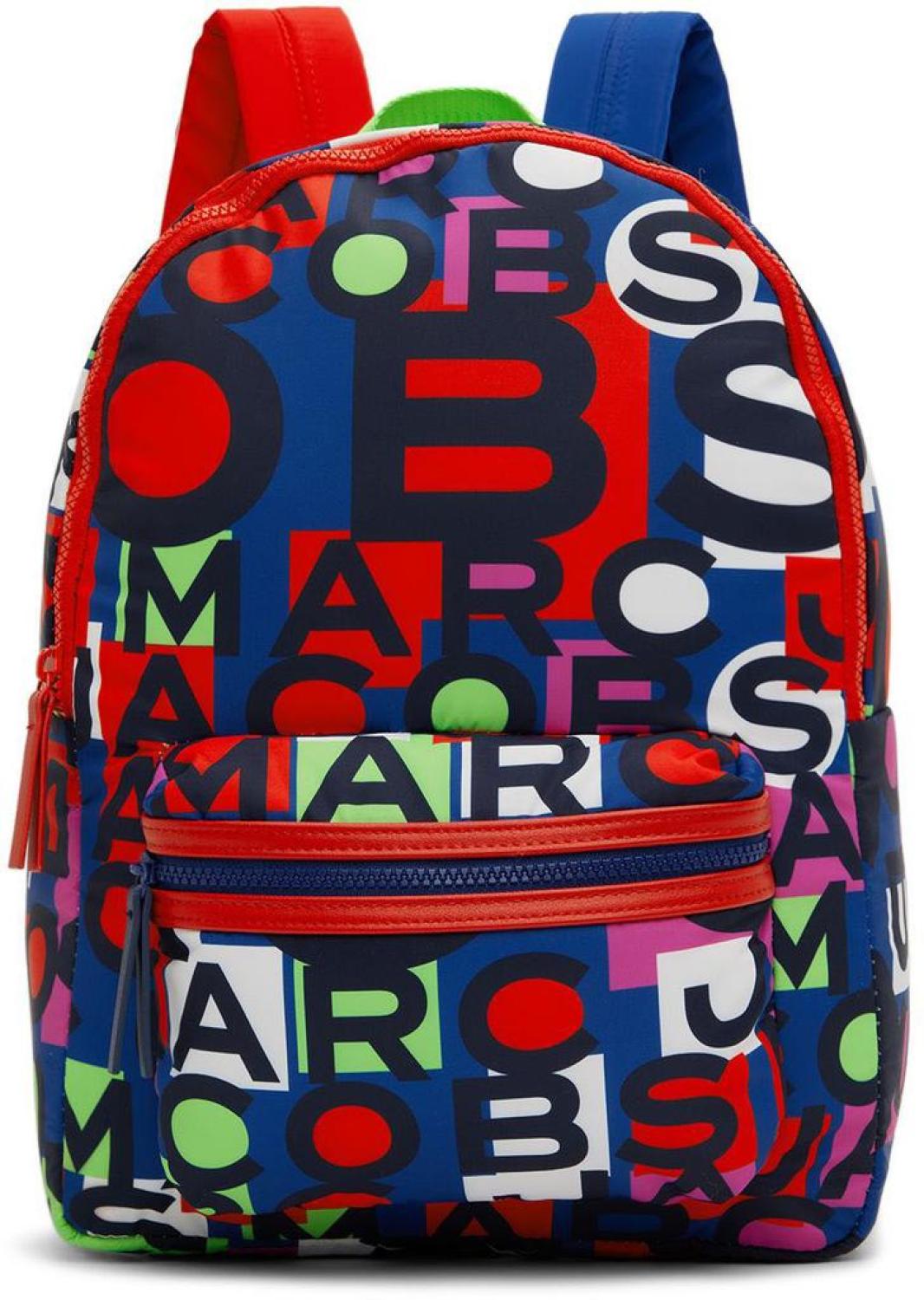 Kids Blue & Red Logo Backpack